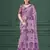 Lovender color warli silk fabric warli print graceful ceremonial saree