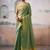 Light green color smart looks tissue silk solid designer saree