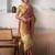 Pruple color smart looks tissue silk solid designer saree