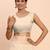 Off white color linen cotton woven designer festive wear saree