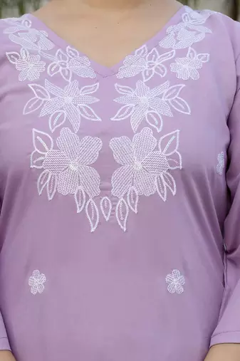 Women Beautiful Thread work Rayon with Straight Kurta Pant and Dupatta Set