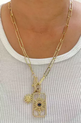 Gold plated necklace