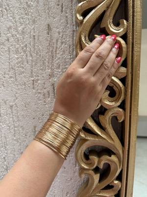 Gold plated bangle 1