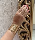 Gold plated bangle