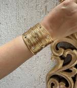 Gold plated bangle