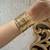 Gold plated bangle
