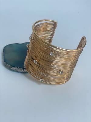 Gold plated bangle 2