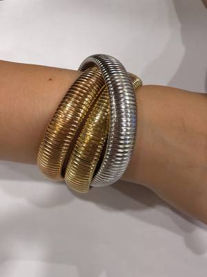 Silver plated silver cuffs 1