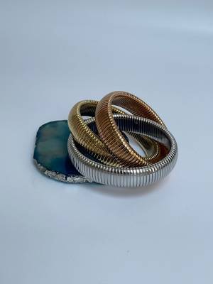 Silver plated silver cuffs 2