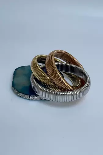 Silver plated silver cuffs