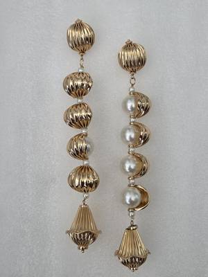 Gold plated dangler earrings 2