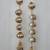 Gold plated dangler earrings
