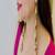 Gold plated dangler earrings