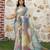 Multy color  cotton shimmer fabric designer printed ethnic girlie saree