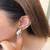 Silver plated stud earrings
