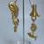 Gold plated earrings
