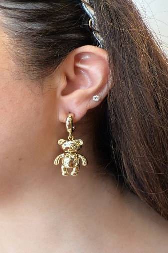 Gold plated earrings