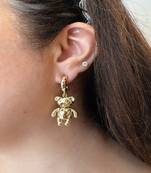 Gold plated earrings