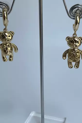 Gold plated earrings