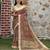 Brown color  cotton shimmer fabric designer printed ethnic girlie saree