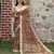 Brown color cotton shimmer fabric printed ethnic girlie saree