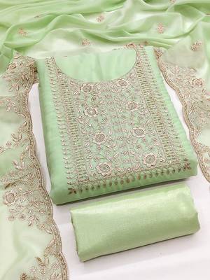 green embroidered suit     perfect for festive & wedding occasions 1