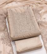 beige embroidered suit     perfect for festive & wedding occasions