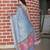 Sky blue color  cotton shimmer fabric designer printed ethnic girlie saree