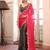 Pink color viscose  fabric heavy ceremonial wear bollywood saree