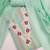 Elegant embroidered floral dress material set with dupatta