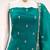 Exquisite embroidered suit set featuring floral threadwork and scalloped border dupatta