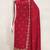 Exquisite embroidered suit set featuring floral threadwork and scalloped border dupatta