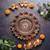 The handicraftian 14 diya plate