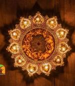 The handicraftian 11 diya palte