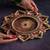 The handicraftian 9 diya plate