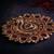 The handicraftian peacock 11 diya plate
