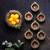 The handicraftian curve  diya set of 12