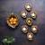 The handicraftian alponso diya set of 12