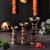 The handicraftian candle stand set of 3