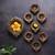 The handicraftian orchid diya set of 12