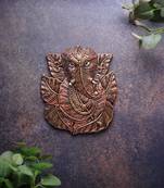 The handicraftian ganesh patta hanging plate