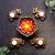 The handicraftian elephant t light set of 4
