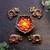 The handicraftian elephant t light set of 4