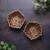 The handicraftian large panchmukhi diya set of 2
