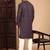 Voilet cotton sequins kurta pajama for mens