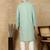 Green cotton embroidered kurta pajama for mens