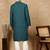 Firozi cotton embroidered kurta pajama for mens