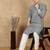 Firozi silk embroidered kurta pajama for mens