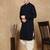 Deep blue rayon floral kurta pajama for mens