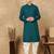 Firozi rayon floral kurta pajama for mens